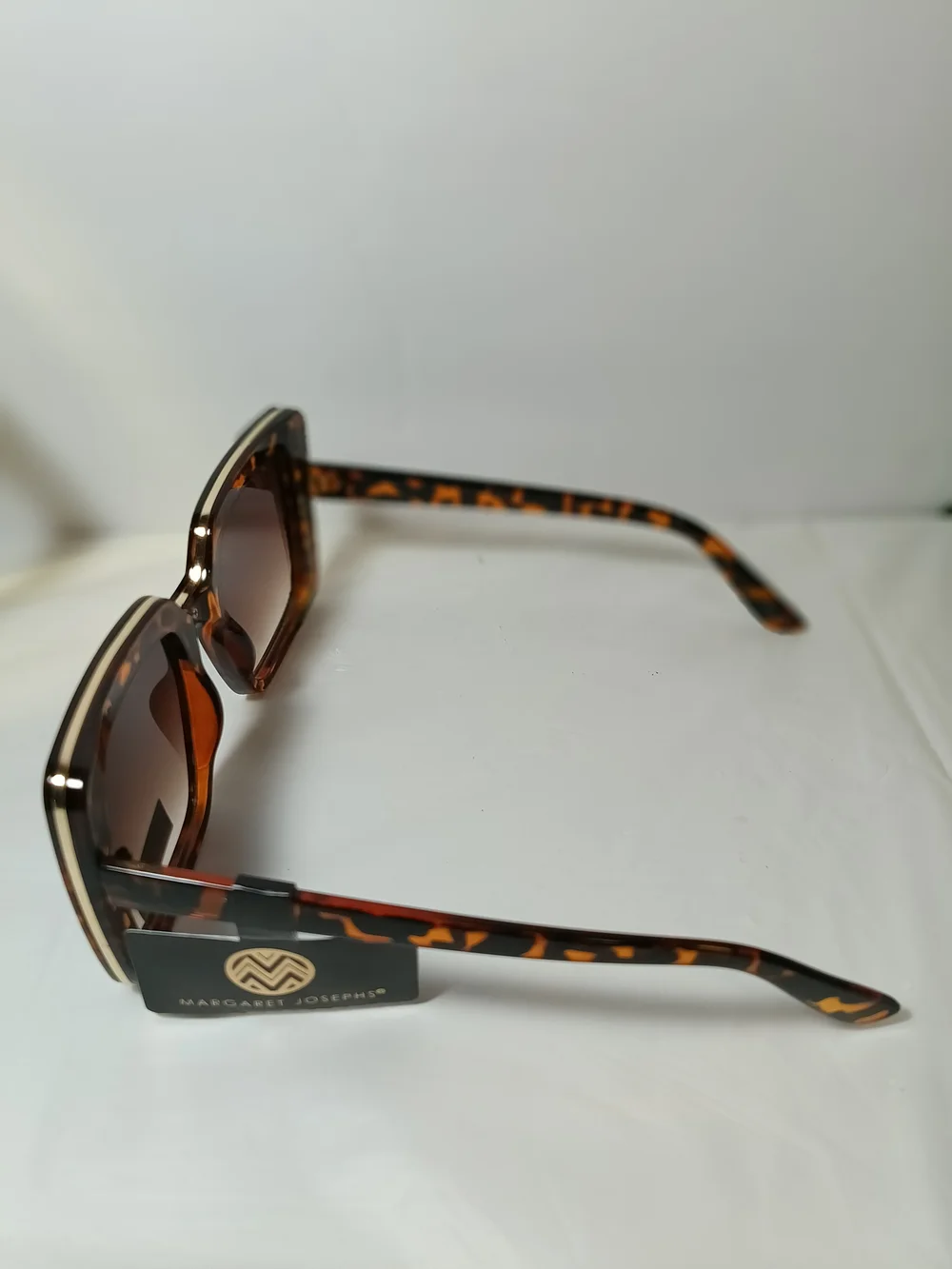 Margaret Josephs Women's Designer Square Sunglasses 100% UV Protection NWT